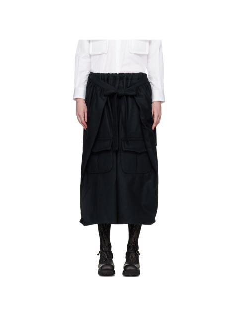 Comme des Garçons Comme des Garçons Black Wrap Trousers
