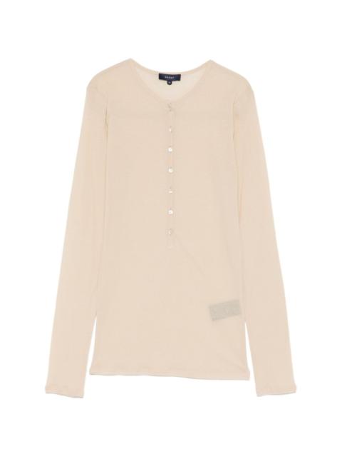 soeur Isabella buttoned long-sleeved top