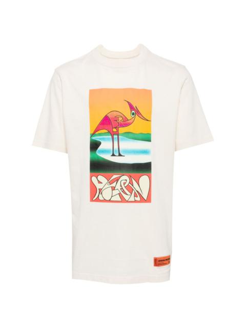 Heron Preston abstract heron-print T-shirt