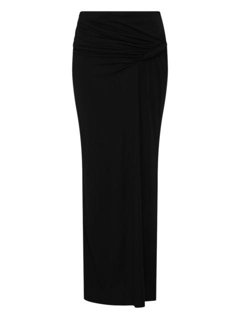 Paris Georgia knotted maxi skirt