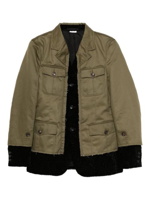 Comme des Garçons Homme Plus layered blazer