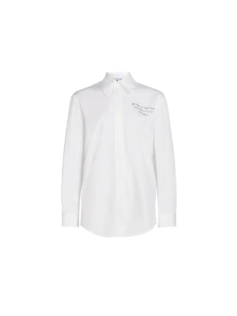 Off-White White Basic Logo Shirt