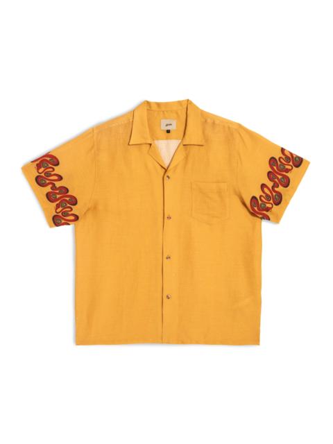 Bather Ochre Dizzy Boa Camp Shirt