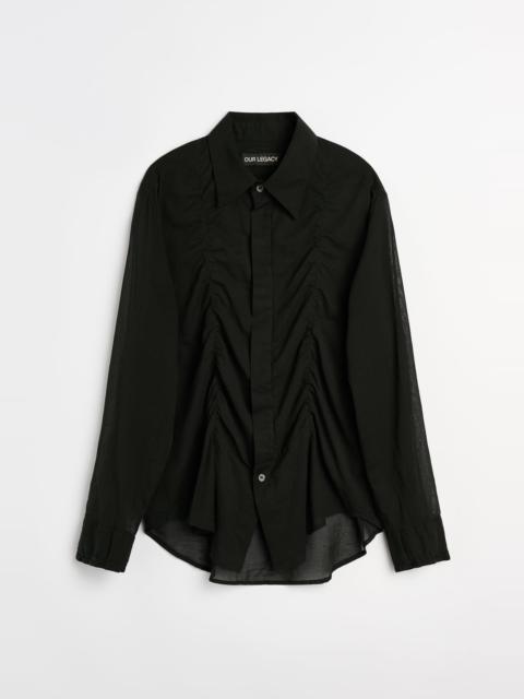 Our Legacy Jumble Shirt Black Echo Pristine Voile