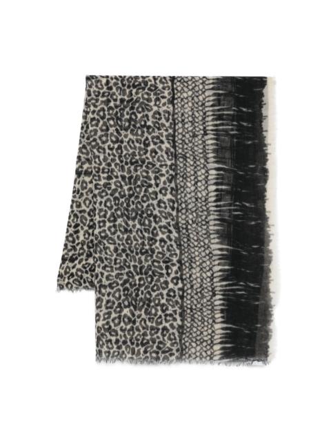Pierre-Louis Mascia animal-print scarf