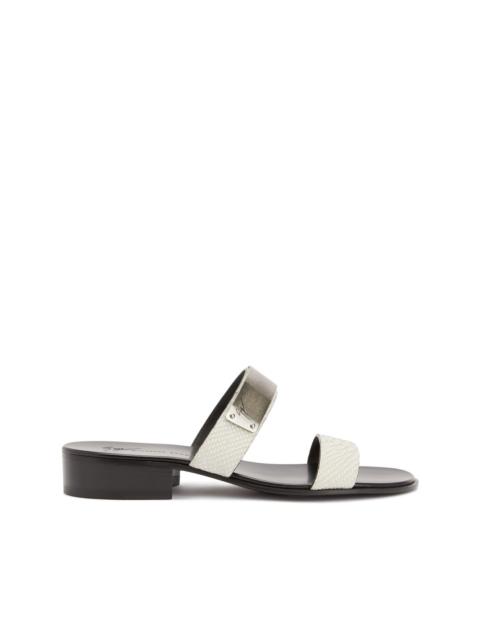 Giuseppe Zanotti Ignazio double-strap slide sandals
