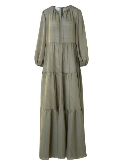 alemais pam tiered midi dress ALMAIS Pam Sleeveless Tiered Midi Dress