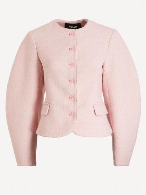 ROTATE Pink Cocoon Sleeve Jacket
