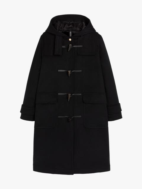 Mackintosh INVERALLAN BLACK WOOL DUFFLE COAT