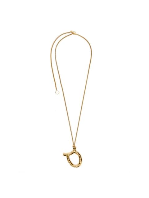 Jil Sander zodiac-sign pendant necklace