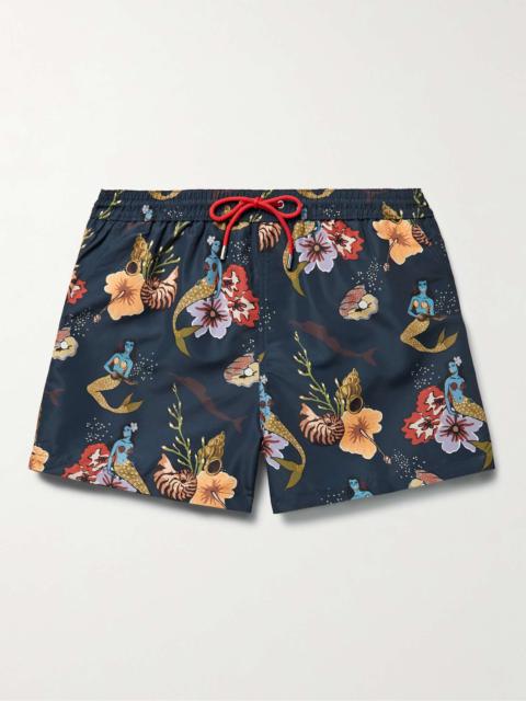 Paul Smith Slim-Fit Short-Length Printed Recycled Swim Shorts