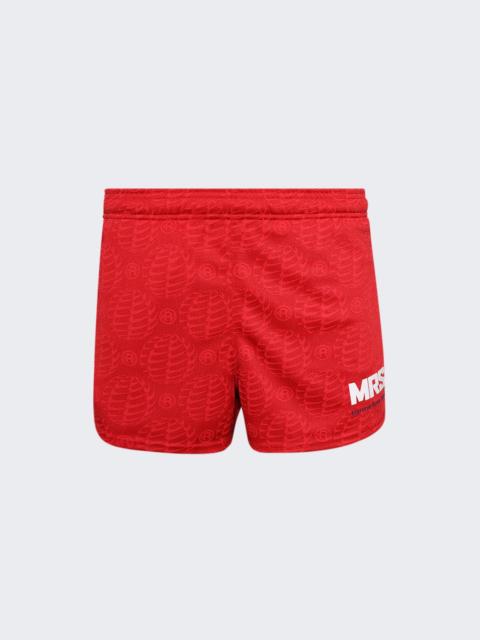 Nike X Martine Rose Mrs Football Short University Red And White