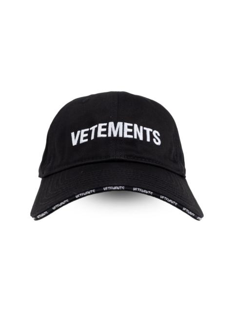 VETEMENTS embroidered cap