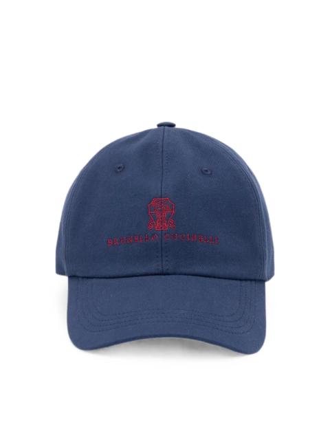 Brunello Cucinelli LOGO-EMBROIDERED BASEBALL CAP