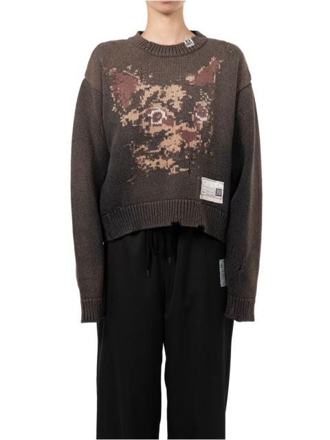 Maison MIHARAYASUHIRO Cat Jacquard Knit Sweater