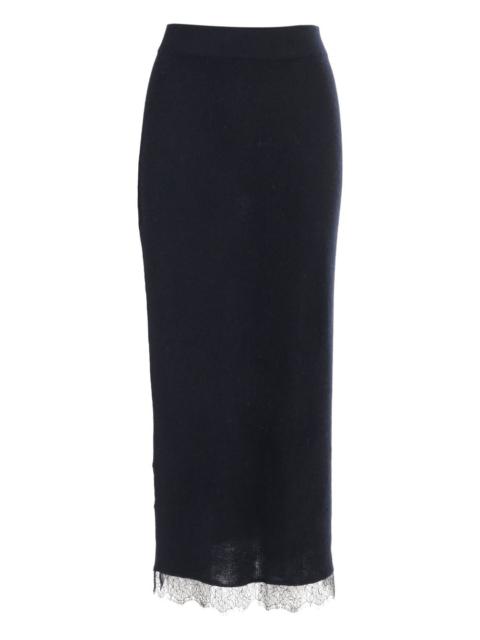 arch4 elasticated lace skirt