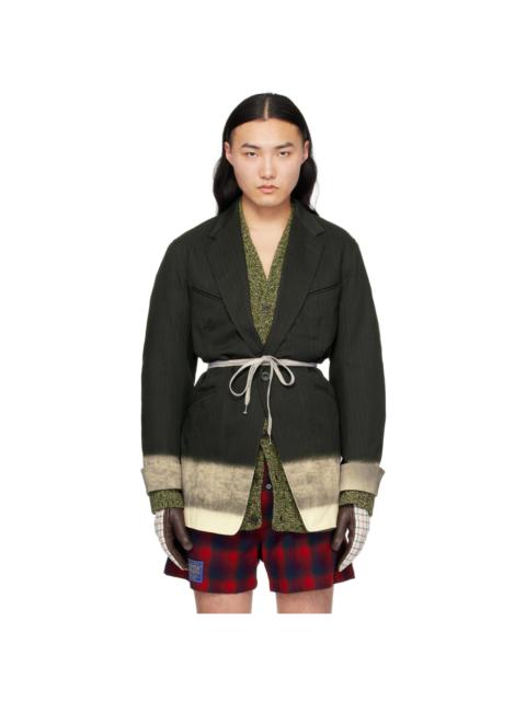 Maison Margiela Black Trompe-L'œil Blazer