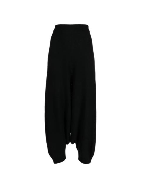 Forme D'Expression elasticated-waist drop-crotch wool trousers