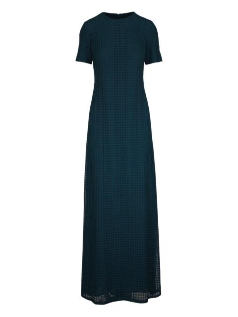 AKRIS short-sleeve maxi dress