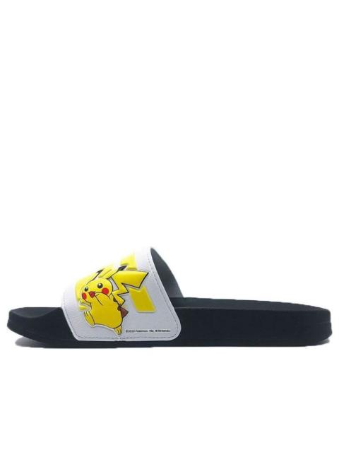 adidas Pokmon x adidas neo Adilette Shower waterproof Shoe Unisex Yellow EG2210