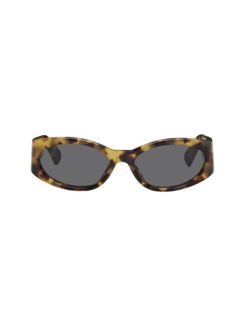 JACQUEMUS Brown 'Les lunettes Ovalo' Sunglasses