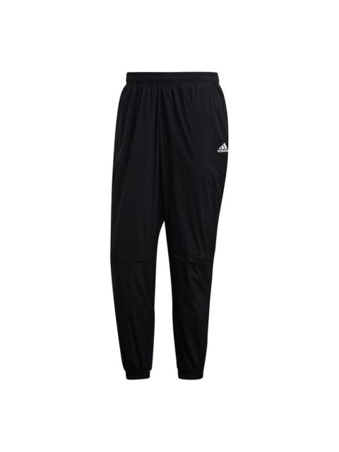 Men's adidas Mh Wv Tp Running Training Woven Bundle Feet Sports Pants/Trousers/Joggers Black FL3898