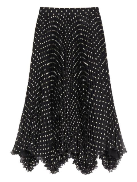 Valentino asymmetrical plusdepois midi skirt
