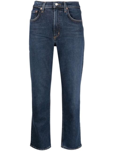 AGOLDE Kye straight-leg cropped jeans