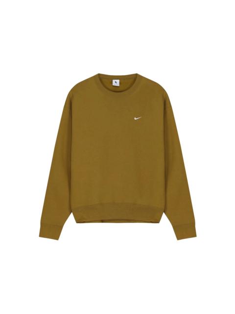 Nike Nike NRG Solo Swoosh Fleece Crew Desert/Moss White