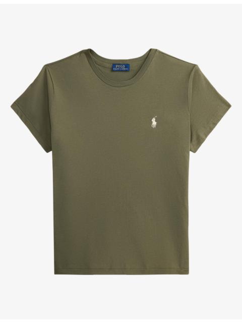 Polo Ralph Lauren Brand-Embroidered Short-Sleeved Cotton-Jersey T-Shirt