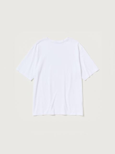 AURALEE LUSTER PLAITING BOAT NECK TEE