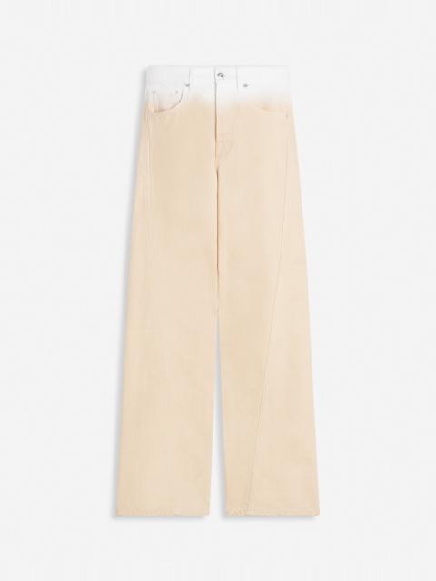 TWISTED PANTS WITH A GRADIENT EFFECT