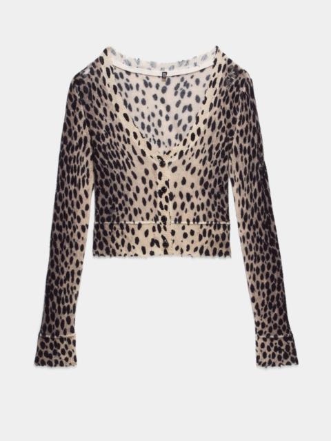 R13 Baby Cardigan - Cheetah | R13