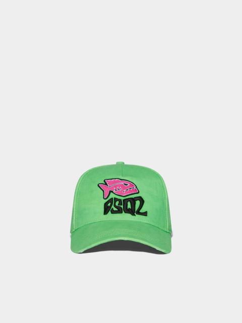 DSQ2 FLUO BASEBALL CAP