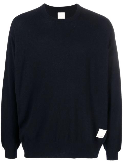 EMPORIO ARMANI Emporio Armani Logo-patch Fine-knit Jumper