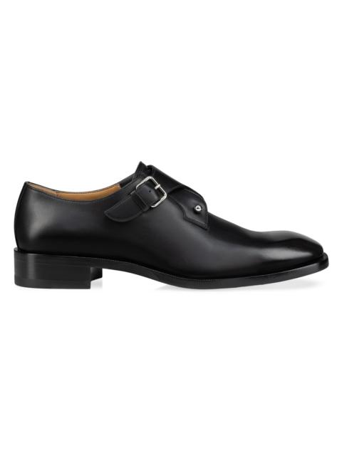 Christian Louboutin Men's Chambelimonk Monk Straps Shoes - Black