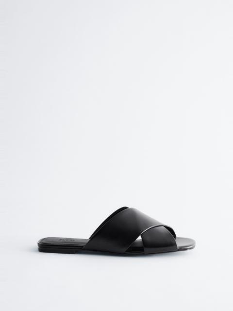 & Other Stories Crossover Leather Sandals