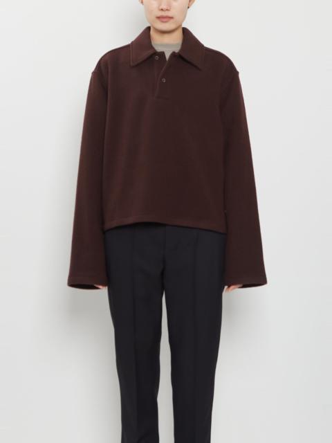 RIER Wool Fleece Polo — Tanin