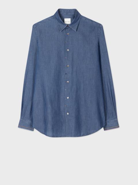 Cotton-Lyocell Chambray Shirt