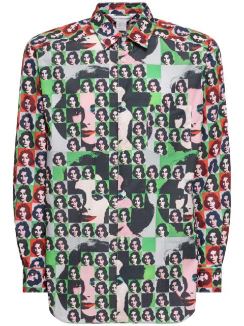 Andy Warhol cotton poplin shirt