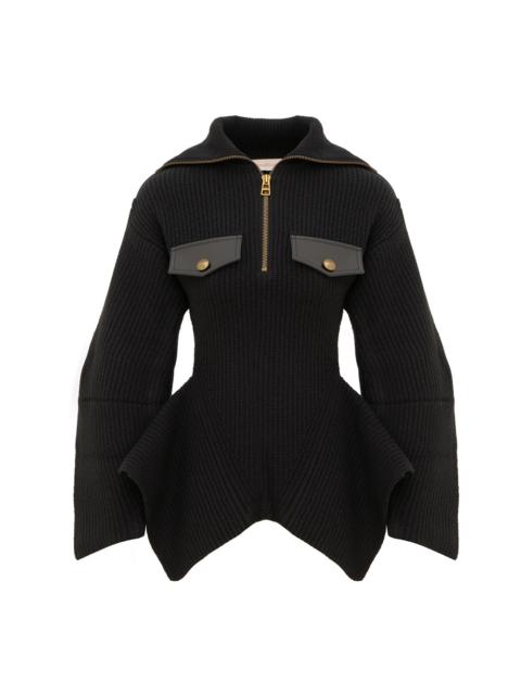 Zimmermann CLASH WOOL UTILITY SWEATER