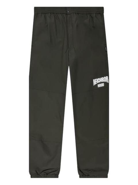 NEIGHBORHOOD logo-print zip-detail trousers