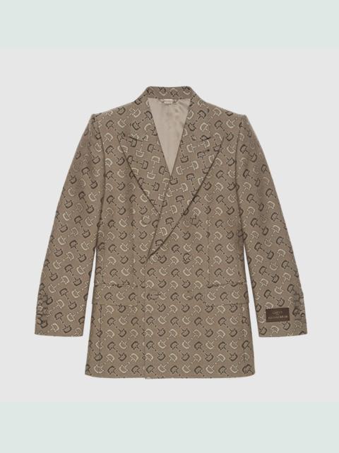 GUCCI Maxi Horsebit cotton jacket