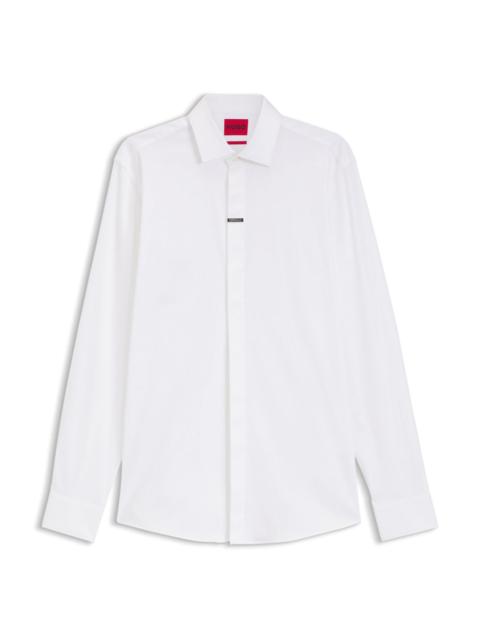 HUGO SLIM-FIT BUSINESS SHIRT IN STRETCH COTTON