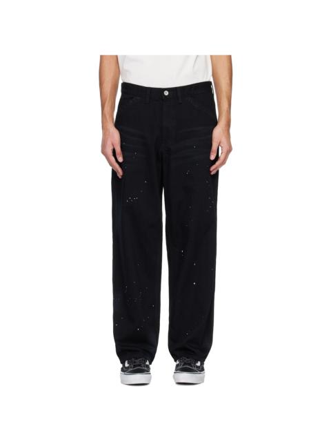 NEIGHBORHOOD Black Washed Utility Jeans