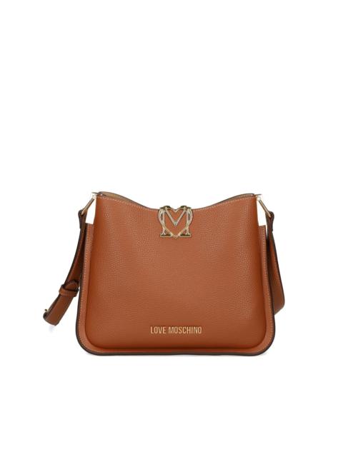 Moschino logo-plaque shoulder bag