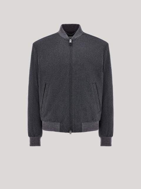 Canali ANTHRACITE WOOL BOMBER JACKET