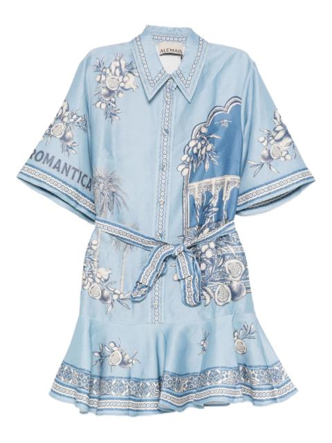 ALÉMAIS Alemais Villa Romantica Mini Dress