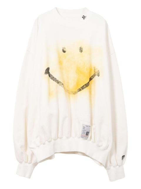 Maison MIHARAYASUHIRO smiley face-print sweatshirt