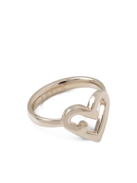 FURLA heart-motif ring